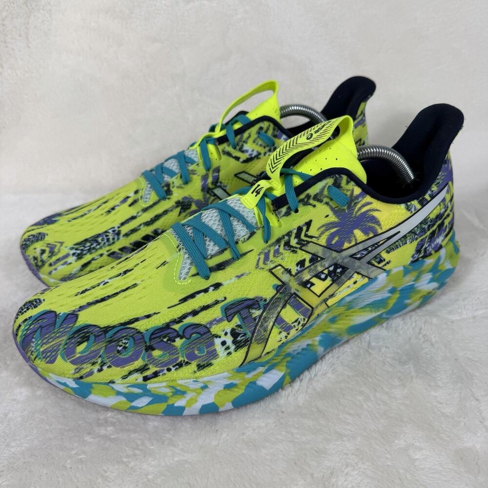 Size 11.5 - Asics Noosa Tri 14 Tropical - Lime Zest Sky